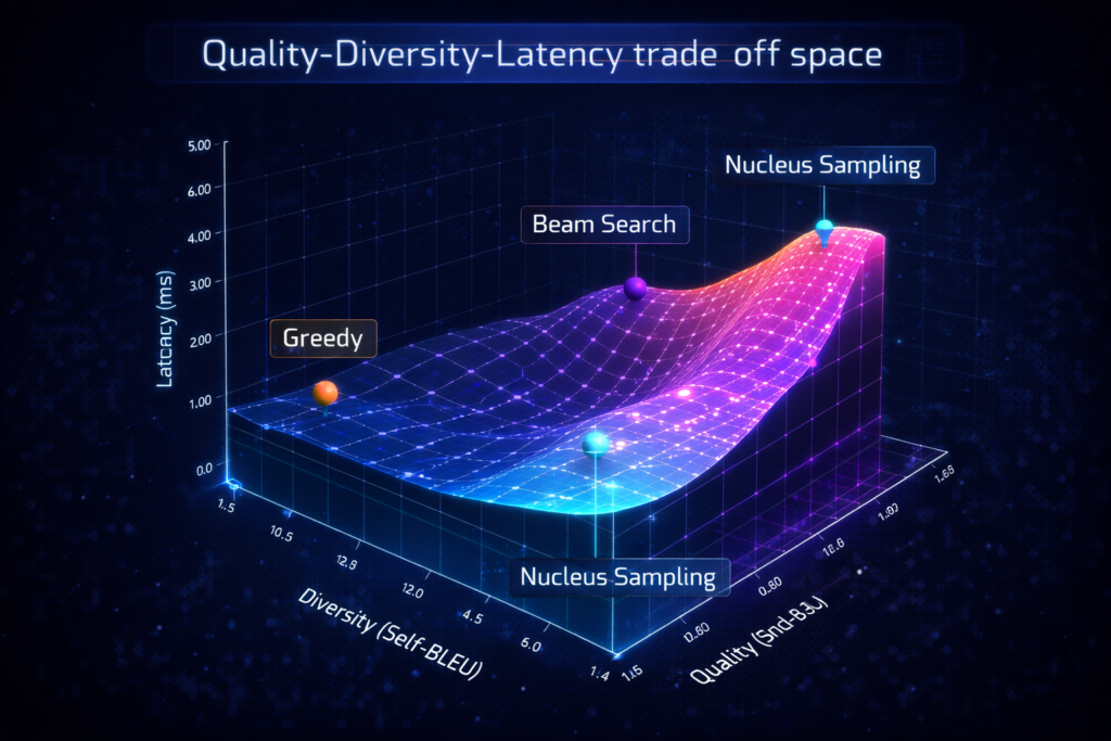 3D plot of strategy trade-offs
