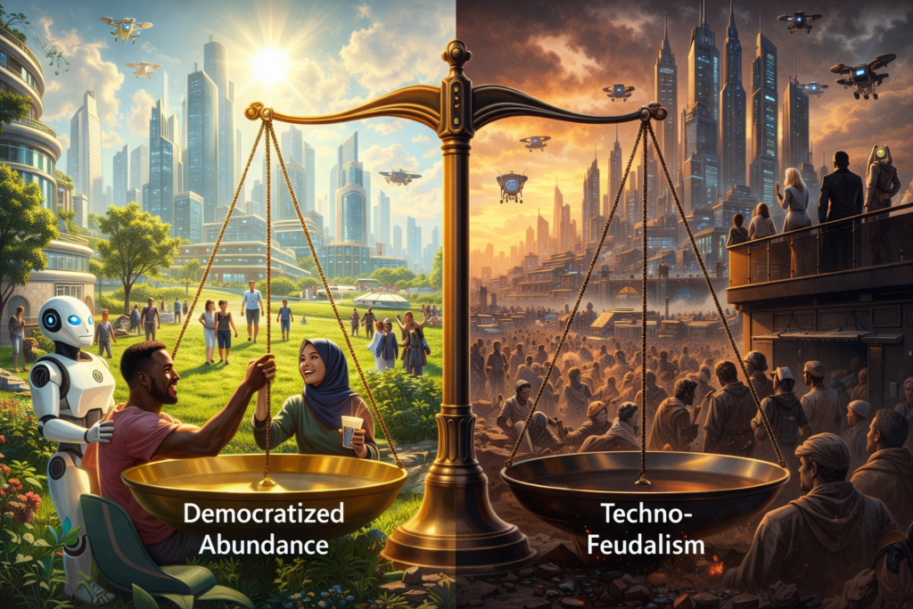 AI futures abundant or divided