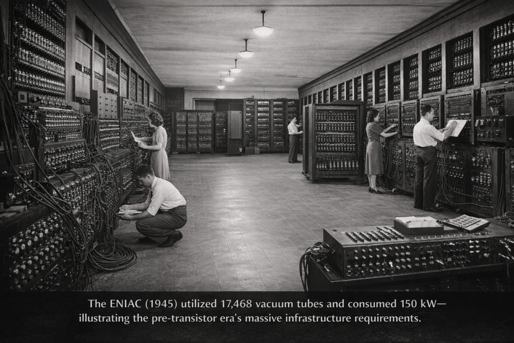 ENIAC computer room, 1945