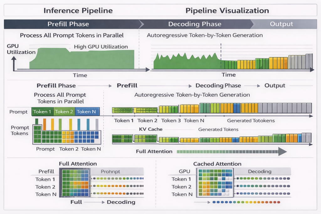 GPU utilization and attention in pipeline