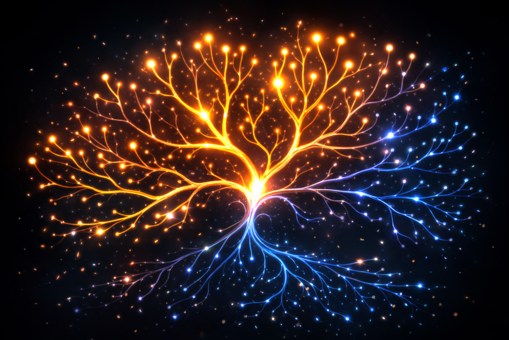 Glowing tree of adaptive decoding