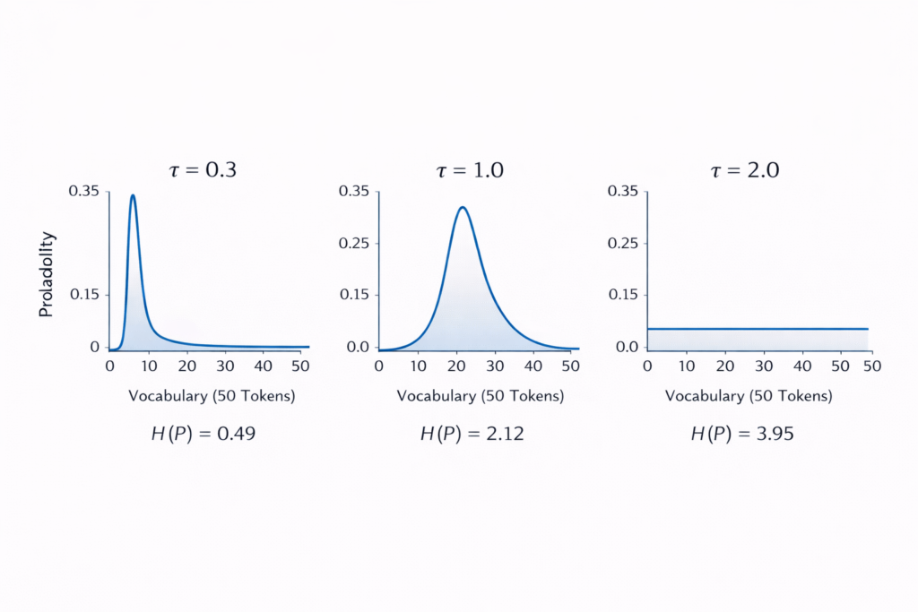 Temperature effects on probability distributions