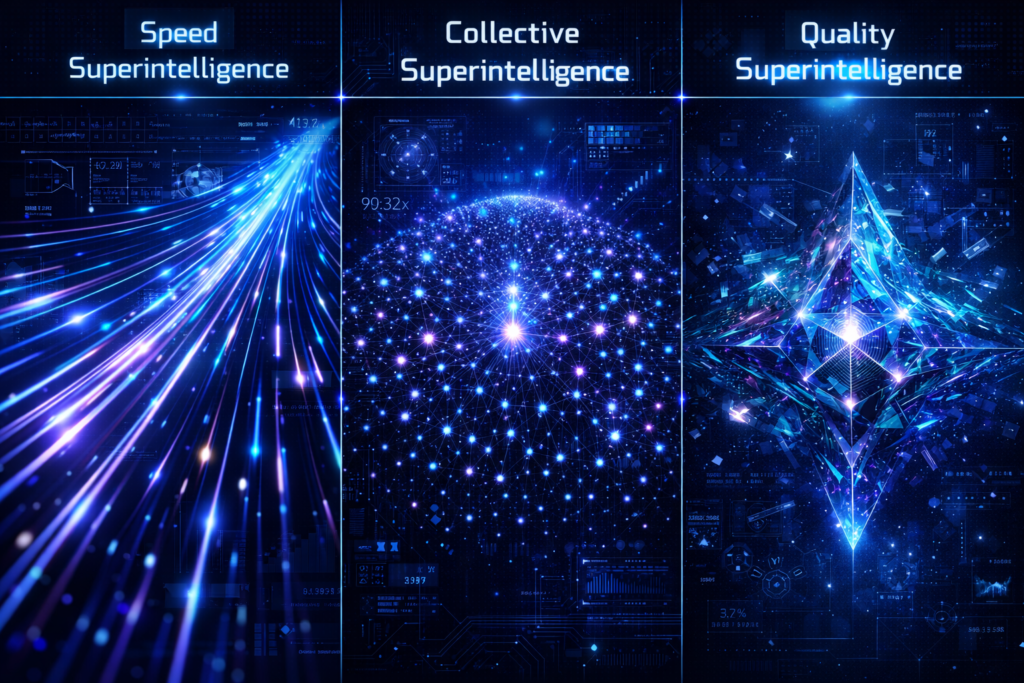 Types of superintelligence in comparison